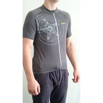 cyklistický dres DRES CRAFT PERFORMANCE glow grey men XL
