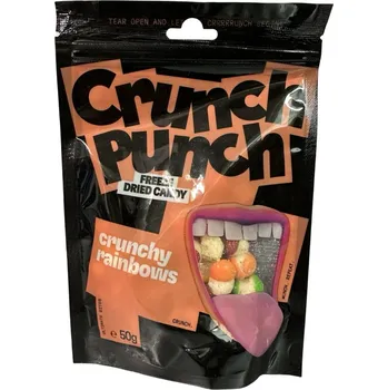 Bonbon Crunch Punch Crunchy Rainbows 50g