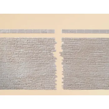 Kamenná zeď s ukončením H0/TT - Auhagen 42649