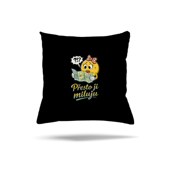 Polštář Bastard Přesto se milujeme polštář Black