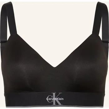 Podprsenka Calvin Klein Korzet, černá / šedá / bílá