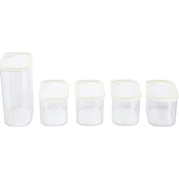 Dóza na potraviny SILVERCREST® Sada potravinových dóz (Sada 2 velikostí/bílá)