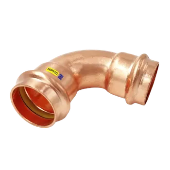 Fitinka CU lisovací koleno 90° 9002 - 35 - pro topení i rozvod plynu F/F