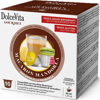 Dolce Vita Italfoods Dolce Vita Cappuccino s příchutí Makronek do Nespresso® kapsle 10ks