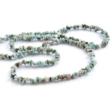 Náhrdelník Náhrdelník sekaný larimar 90 cm Mineapolis