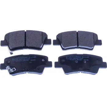 Brzdová destička Sada brzdových destiček, kotoučová brzda DENCKERMANN B111485