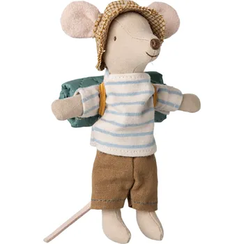 plyšák Maileg Myšák turista Stripes Big Brother