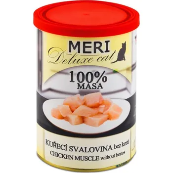 Krmivo pro kočku Sokol Falco Meri Deluxe Cat kuřecí svalovina bez kosti konzerva 400 g