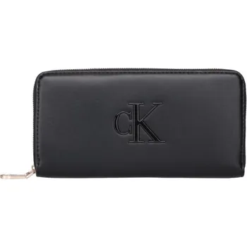 Oblečení a móda Módní peněženka Calvin Klein BOLD CK LONG ZIP AROUND UNI Černá