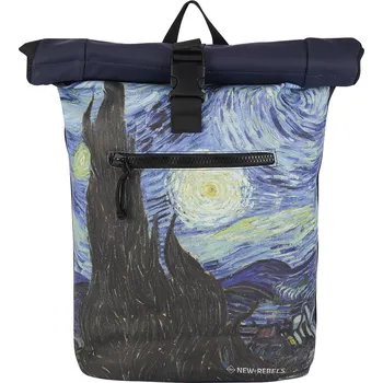 Městský batoh New Rebels 51.140322 Star night roll-top batoh
