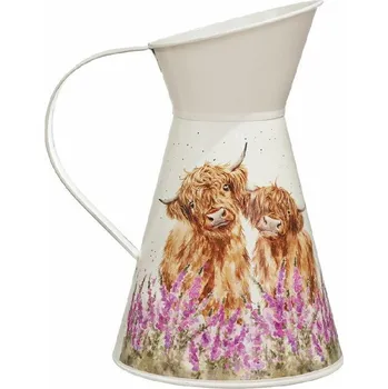 Wrendale Designs Wrendale džbán Cow s býkem 17x25cm plechový Gentle Giants