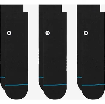 Pánské ponožky Ponožky Stance Icon Quarter 3-pack A356A21IQP černá 99X, vel. 35/38