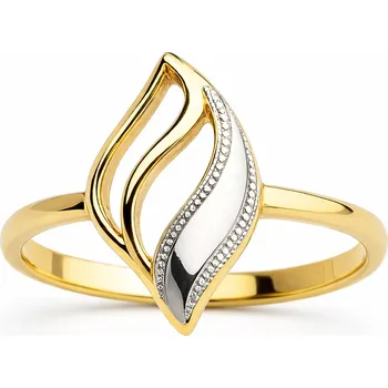 Prsten Stříbrný prsten Bicolor - 60