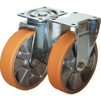Pojezdové kolečko Otočná a pevná pojezdová kolečka z ocelového plechu středně těžké provedení 95028-100402