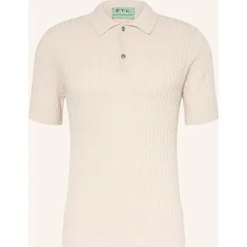 Pánská košile Ftc Cashmere Pánské Pletené Polo Tričko, velbloudí, XL