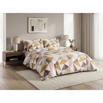 Povlečení Povlečení z mikrovlákna TRIANGO vzorované Rozměr povlečení: 2 ks 70 x 80 cm | 160 x 200 cm