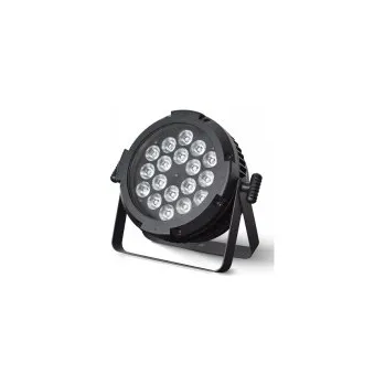 Voděodolný LED PAR flat reflektor 18x 10 W RGBW 4-in-1, DMX, IP65