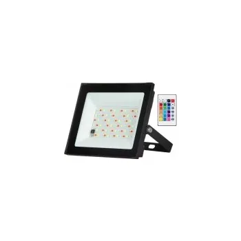 Voděodolný LED reflektor 50 W, 72x RGB LED diod, dálkový ovladač, IP66