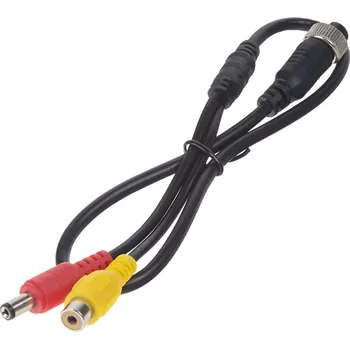 Parkovací asistent Kabel video 4pin samice / RCA samice + DC - SVkab4pin3