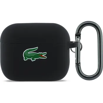 Příslušenství pro sluchátka Lacoste Liquid Silicone Croc Logo Pouzdro-Černá / AirPods Pro 3