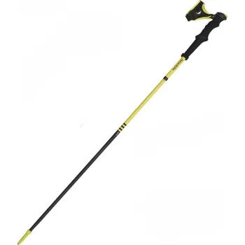 Trekingová hůl Naturehike skládací karbonová treková hůlka Air Terk EXT2 110 cm 145g - černo/žlutá - pravá (nordic walking, trail running)