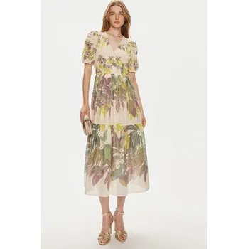 Dámské šaty TWINSET Letní šaty 241TT2441 Barevná Loose Fit 40