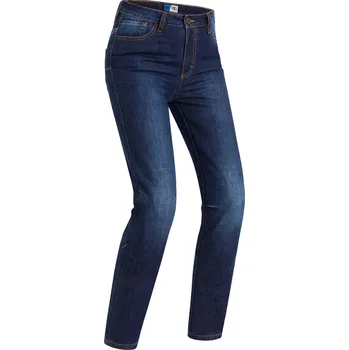 Moto kalhoty Dámské džíny na motorku PMJ Hollie tmavě modré