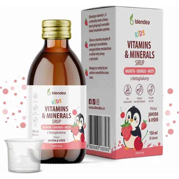 Blendea KIDS Sirup s vitaminy, minerály a beta glukany 150 ml