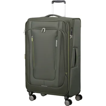 American Tourister WANDERLITE Spinner 79cm Dark Khaki Rozšiřitelný 108/123L