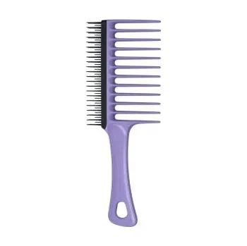Stylingový přípravek Tangle Teezer Wide Tooth Comb Brush Lilac Black hřeben na vlasy