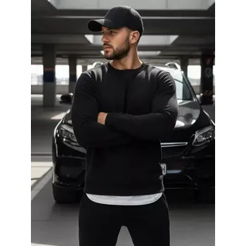 Pánská mikina Pánská mikina DSTREET BX2416 ČERNÁ XXL