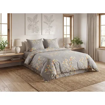 Povlečení Povlečení z mikrovlákna MISTLEAF šedé Rozměr povlečení: 70 x 80 cm | 140 x 200 cm