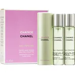 Chanel Chance Eau Fraiche Toaletní voda EDT, 3x20ml (1x plnitelná + 2x náplň), dámske