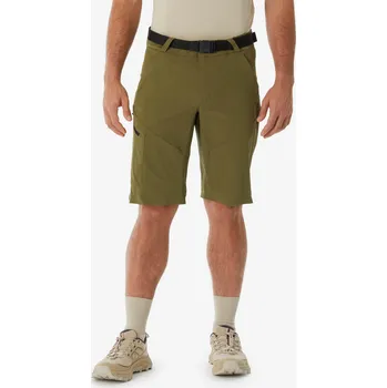 QUECHUA Pánské turistické kraťasy MH 500 42 KAŠTANOVÁ|ZELENÁ