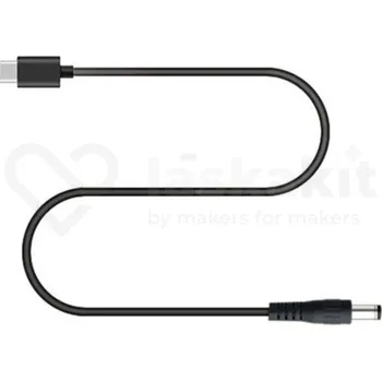 Elektronická stavebnice LaskaKit_cz 100cm 3A USB-C PD | DC 4.0/1.7mm kabel