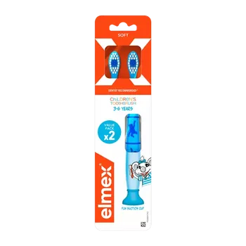 Zubní kartáček elmex Dětský zubní kartáček Soft 3–6 let, různé druhy 2 ks