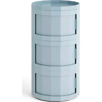 Noční stolek HAY Úložný stolek Facet Cabinet 30, misty blue