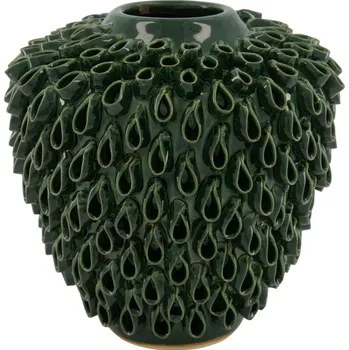 Váza Lahvová váza kulatá, keramika, 21x21x20 cm (C7.cz prodává vysoce kvalitní dekorativní výrobky. Přijeďte se o kvalitě výrobků přesvědčit do našeho kamenného obchodu na vlastní oči.)