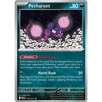 Sběratelská karetní hra Pecharunt 143/217 - Ascended Heroes Typ karty: Holo