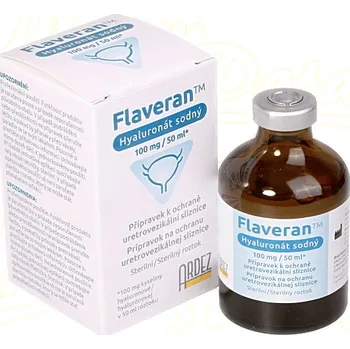 Lék Flaveran Hyaluronát sodný 100 mg/50 ml 50 ml