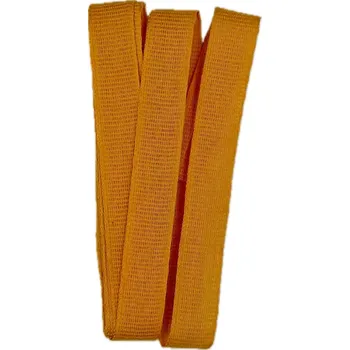 Stuha Stuha látková Nature Taft – Spicy Orange oranžová 15mm x 2m (7,- Kč/m) (Jednobarevná stuha, bavlněná, oboustranná, barva oranžová, okraje zpevněné tkaním, Go Green - biologicky odbouratelná)