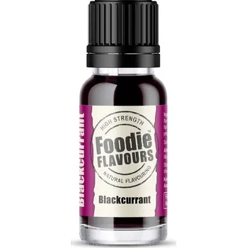 Foodie Flavours Přírodní koncentrované aroma 15ml černý rybíz