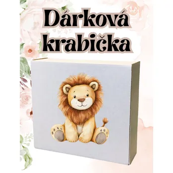 Krabička na výslužku krabička s potiskem Krabička, s potiskem, LEV, 17,3x16x5,3 cm, 1 kus
