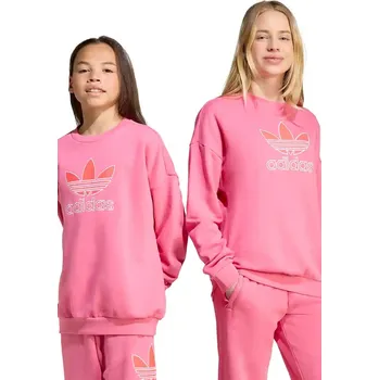 Chlapecká mikina Dětská mikina adidas Originals JV8571 růžová 30X, vel. 170