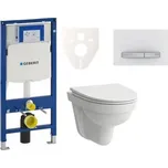Cenově zvýhodněný závěsný WC set Geberit do lehkých stěn / předstěnová montáž + WC Laufen Laufen Pro Nordic SIKOGES3H8 166249615