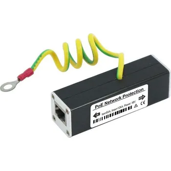 Příslušenství pro kamerový systém XtendLan Přepěťová ochrana UTP vedení, zemnící vodič, 100/1000Mbit, chrání dva páry