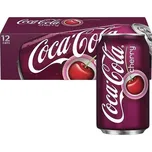 Coca-Cola sycený nápoj s příchutí třešně 355 ml Celé Balení 12 ks