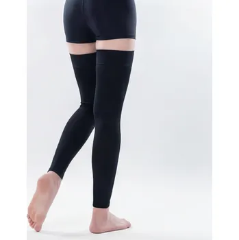 Stahovací punčochy MEDIAL Distribuce Zdravotní kompresivní punčochy stehenní legíny 2.KT (footless) Barva: Černá, Velikost: 4XL