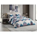 Povlečení z mikrovlákna CHEVRONIX modro-fialové Rozměr povlečení: 2 ks 70 x 80 cm | 160 x 200 cm 243596224