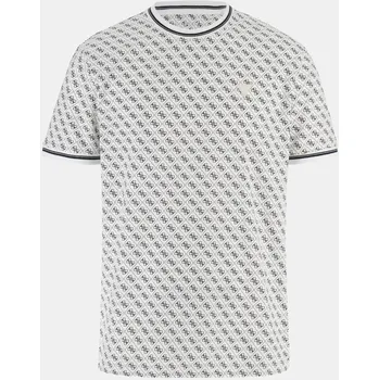 Pánské Tričko s krátkým rukávem GUESS MARSHALL T-SHIRT Z2YI05J1314-P084 – Bílá M